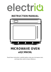 Manual ElectriQ eiQCMW30L Microwave