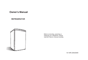 Manual LG GC-F399BLQA Refrigerator