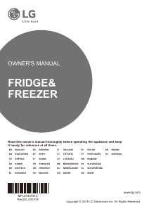 Manual LG GSL560PZXV Fridge-Freezer