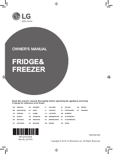 Manual LG GSB360BASZ Fridge-Freezer