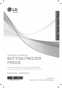 Manual LG GMM916NSHV Fridge-Freezer