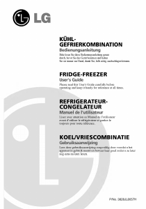 Manual LG GR-B218 Fridge-Freezer