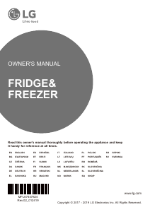Manual LG GSM960NSBZ Fridge-Freezer