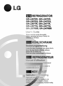 Manual LG GR-L207XQ Fridge-Freezer