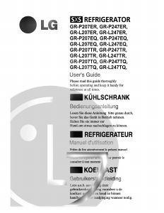 Bedienungsanleitung LG GR-P207TQ Kühl-gefrierkombination