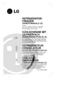 Manual LG GR-T622DE Fridge-Freezer