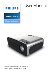 Manual Philips NPX640 NeoPix Ultra Projector