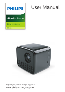 Manual Philips PPX120 PicoPix Nano Projector