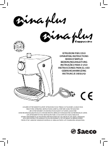 Manual de uso Saeco RI9353 Ninaplus Máquina de café