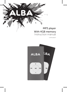 Manual Alba CMP3ZB Mp3 Player