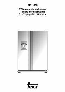 Manual Teka NF1 650 Frigorífico combinado