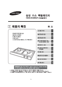 사용 설명서 삼성 HBGR-W200N 레인지