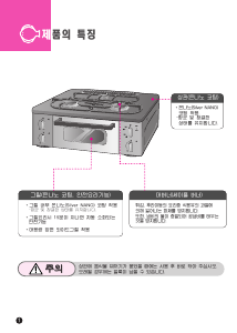 사용 설명서 삼성 SGR-P360P 레인지