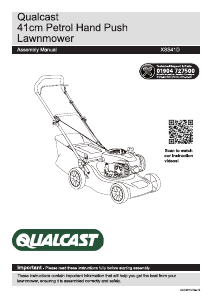 Manual Qualcast XSS41D Lawn Mower