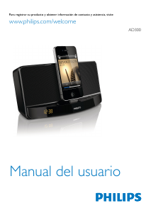 Manual de uso Philips AD300 Docking station