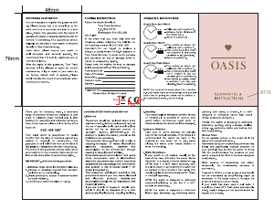 Handleiding Oasis B1451 Horloge