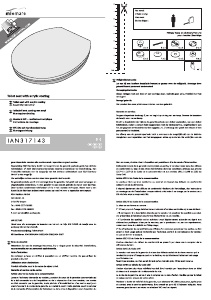 Manual Miomare IAN 317143 Toilet Seat