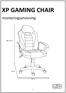 Brugsanvisning Mio XP Junior Kontorstol