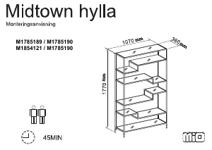 كتيب حقيبة كتب Midtown Mio