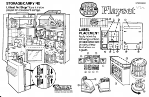 Manual Hasbro Littlest Pet Shop Playset