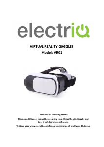 Handleiding ElectriQ VR01 VR-bril