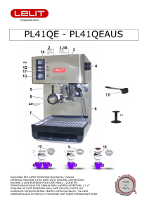 Manuale LELIT PL41QE Anna Macchina per espresso