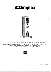Manual Dimplex OFRC24TIW Heater