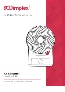 Handleiding Dimplex DCACM20 Ventilator