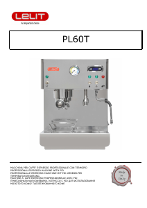 Manuale LELIT PL60T Diana Macchina per espresso