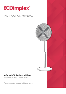 Handleiding Dimplex DCPF40C Ventilator