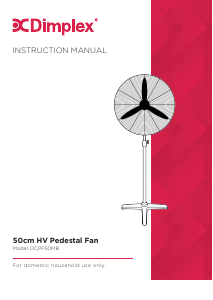 Handleiding Dimplex DCPF50MB Ventilator