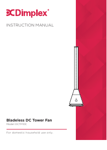 Manual Dimplex DCTF10C Fan