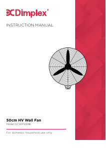 Manual Dimplex DCWF50MB Fan