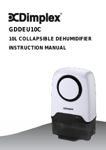 Manual Dimplex GDDEU10C Dehumidifier