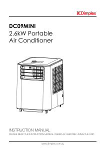 Manual Dimplex DC09MINI Air Conditioner