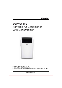 Manual Dimplex DCPAC14RC Air Conditioner