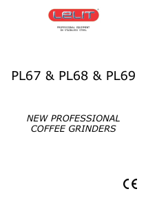 Manual LELIT PL68 Gilli Coffee Grinder