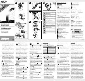 Bedienungsanleitung Crivit IAN 278494 Fahrradlampe