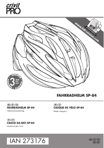 Manuale Crivit IAN 273176 Casco da bici
