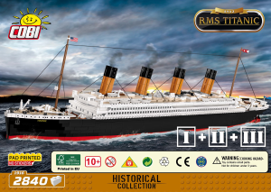 Handleiding Cobi set 1916 Titanic RMS