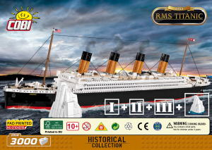 Handleiding Cobi set 1918 Titanic RMS