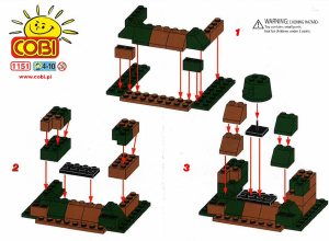 Manual Cobi set 1151 Small Army Anti-helicopter defence station