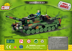 Priročnik Cobi set 2618 Small Army Leopard 2 A4