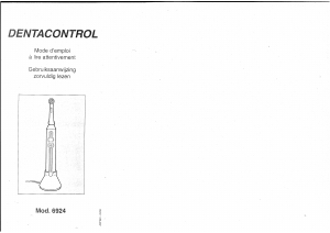 Mode d’emploi Calor 6924 Dentacontrol Brosse à dents électrique