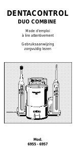 Mode d’emploi Calor 6955 Dentacontrol Duo Combine Brosse à dents électrique