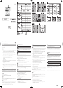 Manuale Philips HR7627 Daily Collection Robot da cucina