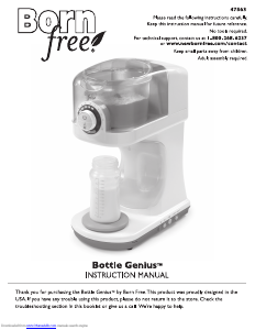 Manual Born Free Bottle Genius Formula Maker