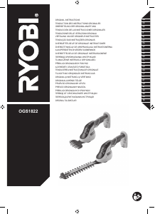 Manual Ryobi OGS1822 Corta-sebes