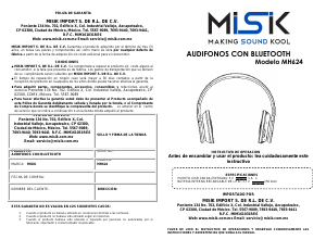 Manual de uso Misik MH624 Auriculares