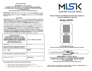 Manual de uso Misik MS230 Altavoz